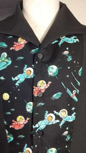 画像2: Space メンズシャツ  【M】 (2)