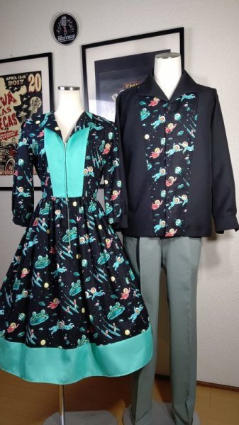 画像5: Space メンズシャツ  【M】 (5)