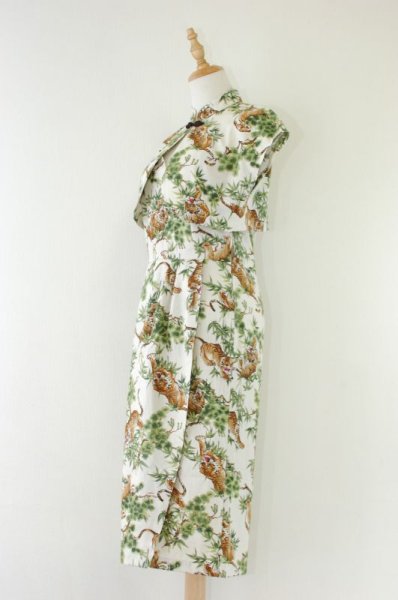 画像2: 虎　ボレロ＆ワンピース　アイボリー　【ＬＬ】 (2)