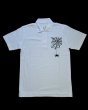 画像1: Spider polo shirt　白　【S】 (1)