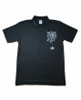 画像1: Spider polo shirt　黒　【S】 (1)