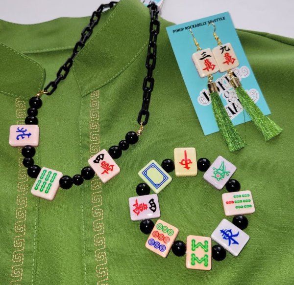 画像3: 麻雀パイ　ブレスレット (3)