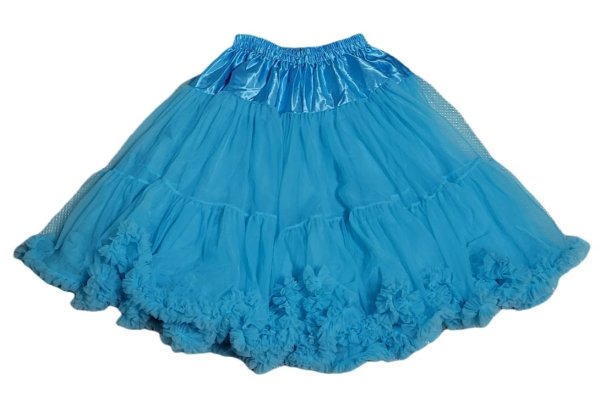 画像2: シフォン　パニエ　　Blue　【丈55cm】 (2)