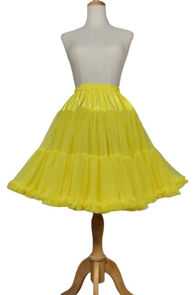 画像1: シフォン　パニエ　　Yellow　【丈55ｃｍ】 (1)