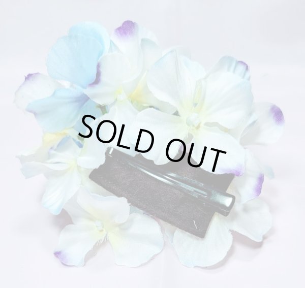 画像2: フラワークリップ　　紫陽花　　 (2)