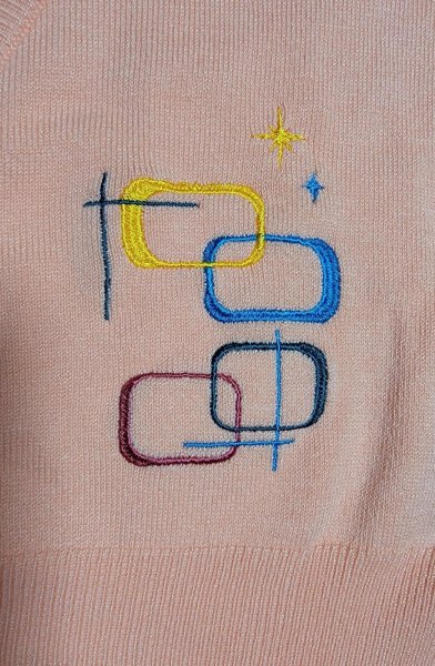 画像2: Mid Century 　ショート丈　カーディガン　Pink　【L】 (2)