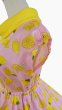 画像4: 檸檬　サーキュラーワンピース　Yellow✖Pink　【M】 (4)