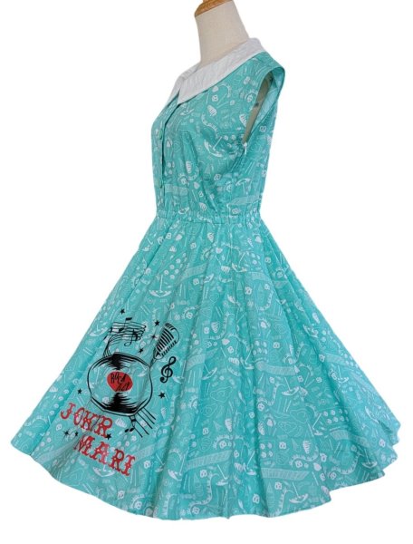 画像3: Summer Beach　サーキュラーワンピース　Mint　Green　【M】 (3)