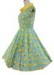 画像4: 檸檬　サーキュラーワンピース　Yellow✖MintGreen　【M】 (4)