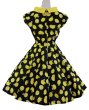 画像5: 檸檬　サーキュラーワンピース　Yellow✖Black　【M】 (5)