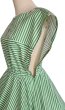画像4: STRIPE　Record Pattern　サーキュラーワンピース　White✖Green　【M】 (4)