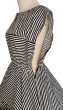 画像3: STRIPE　Record Pattern　サーキュラーワンピース　White✖Black　【M】 (3)