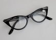 画像5: キャッツアイ　シニアグラス　老眼鏡　（+2.0）ケース付き　Black　 (5)