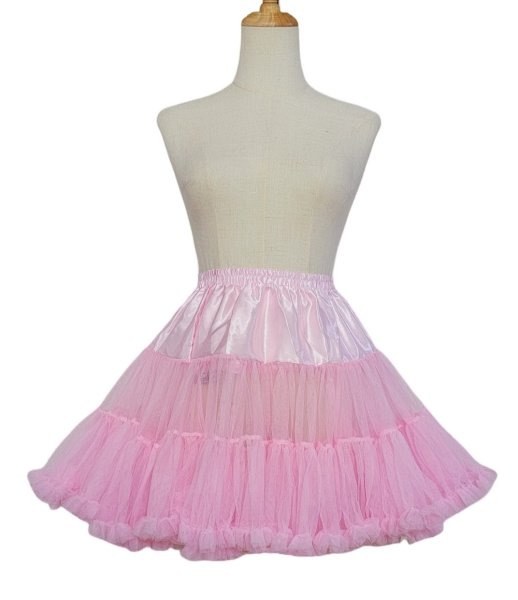 画像1: シフォン　パニエ　　Pink　【丈40cm】 (1)