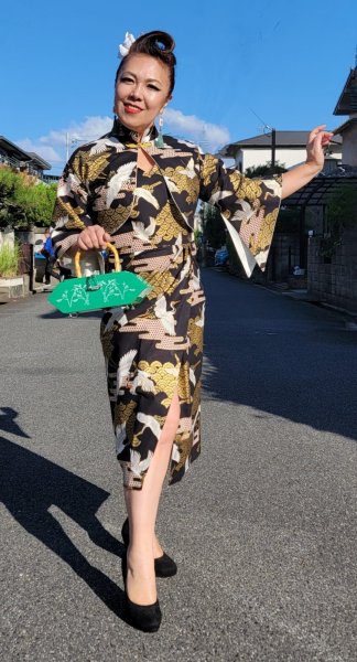 画像5: 鶴　ボレロ＆ワンピース　　【XＬ】 (5)